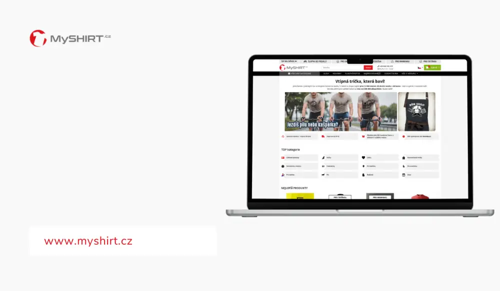 E-shop na mieru nášho spokojného klienta www.myshirt.cz