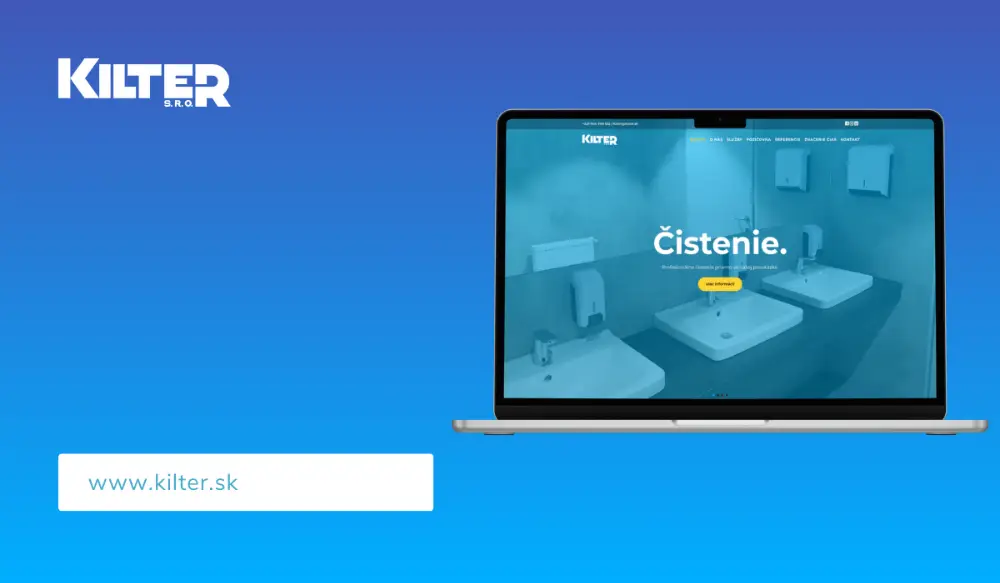 Web nášho spokojného klienta Kilter s.r.o.