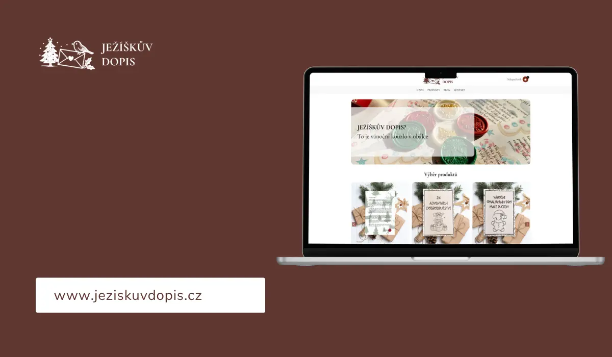 Čarovný vianočný e-shop Ježíškův dopis, ktorý beží na Fultio