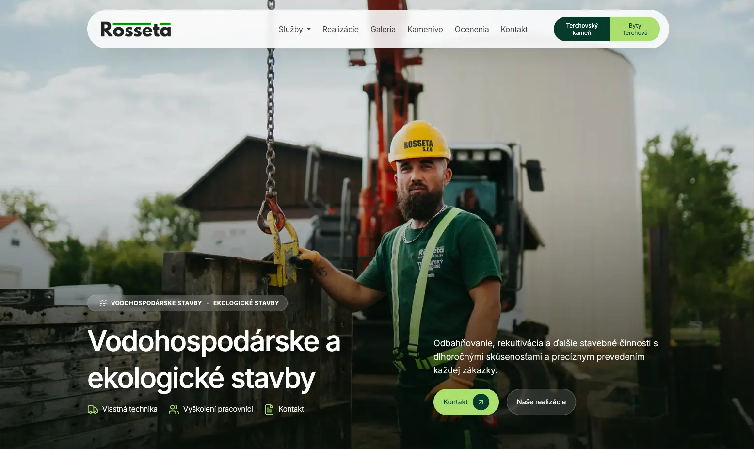 Úvodná stránka rosseta.sk
