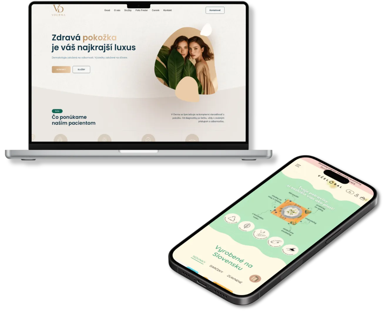 Sme tu pre vás. Weby a e-shopy tvoríme už od roku 2016